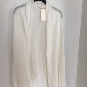a.n.d. Brand New White Shawl
